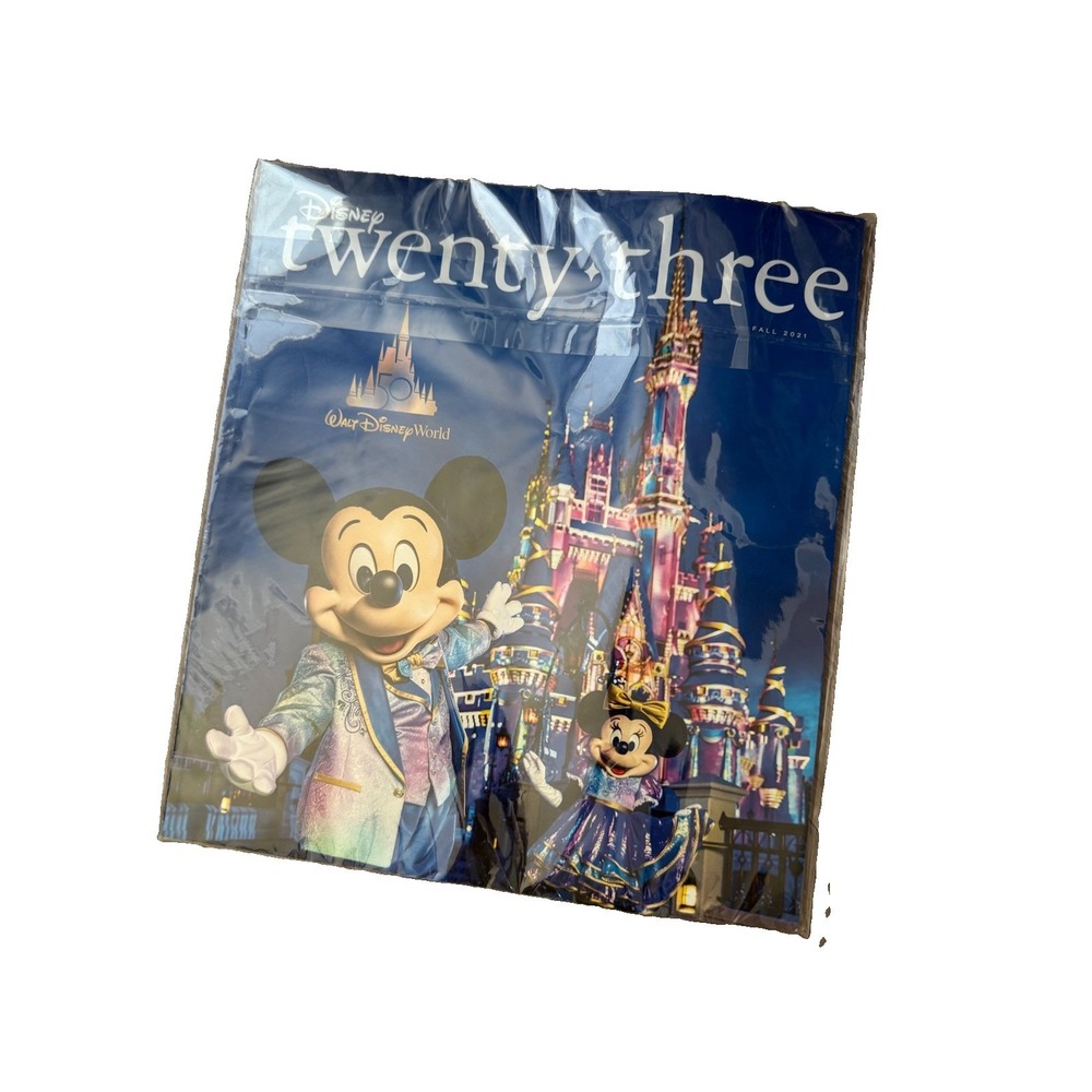 Disney Twenty Three D23 Magazine Fall 2021 Walt Disney World 50th New Sealed